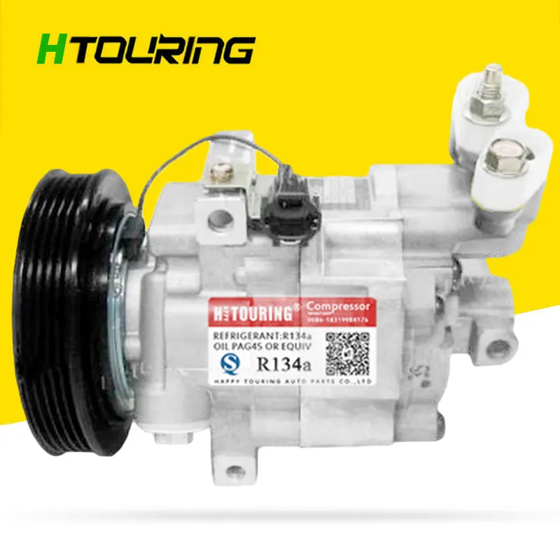 Для автомобиля Nissan Micra K12 1 2/1 4/1 6 2003- DKV-08 AC A/C компрессор 92600AX800 92600AX30B 92600AX80A 92600AX80B