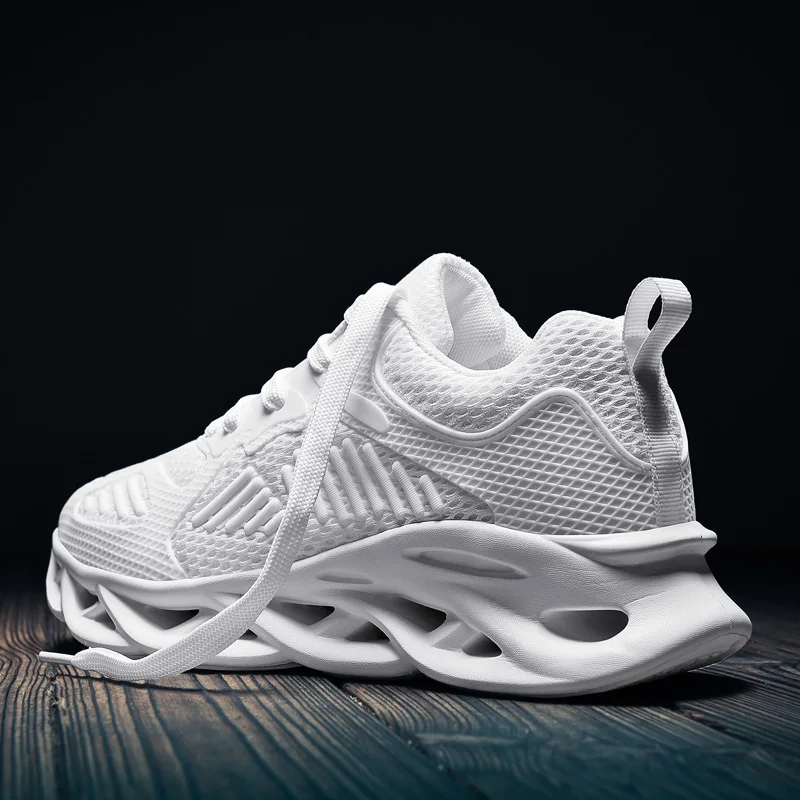 

Shoes Men Sneakers White Sneakers For Men Casual Shoes Solid Fashion Knitting Zapatos Casuales Men's Summer