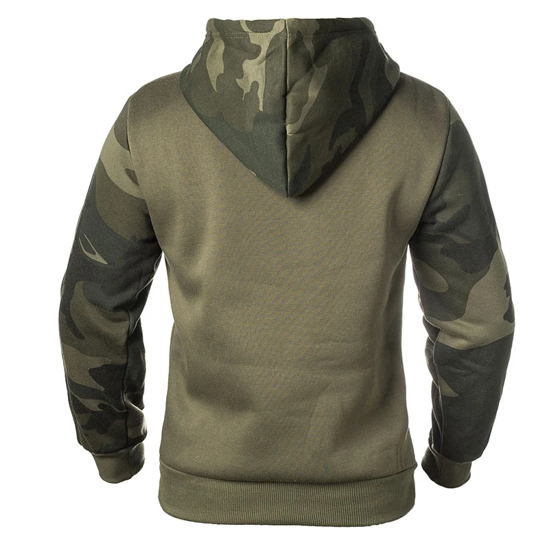 Winter Fleece Camouflage Hoodies Men's Military Tactical Pullover Hoody Sweatshirts Male Autumn Loose Camo Streetwear Sportswear | Мужская