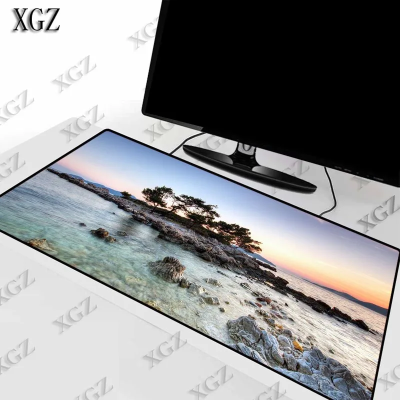 

Большой игровой коврик для мыши XGZ с пейзажами, деревьями