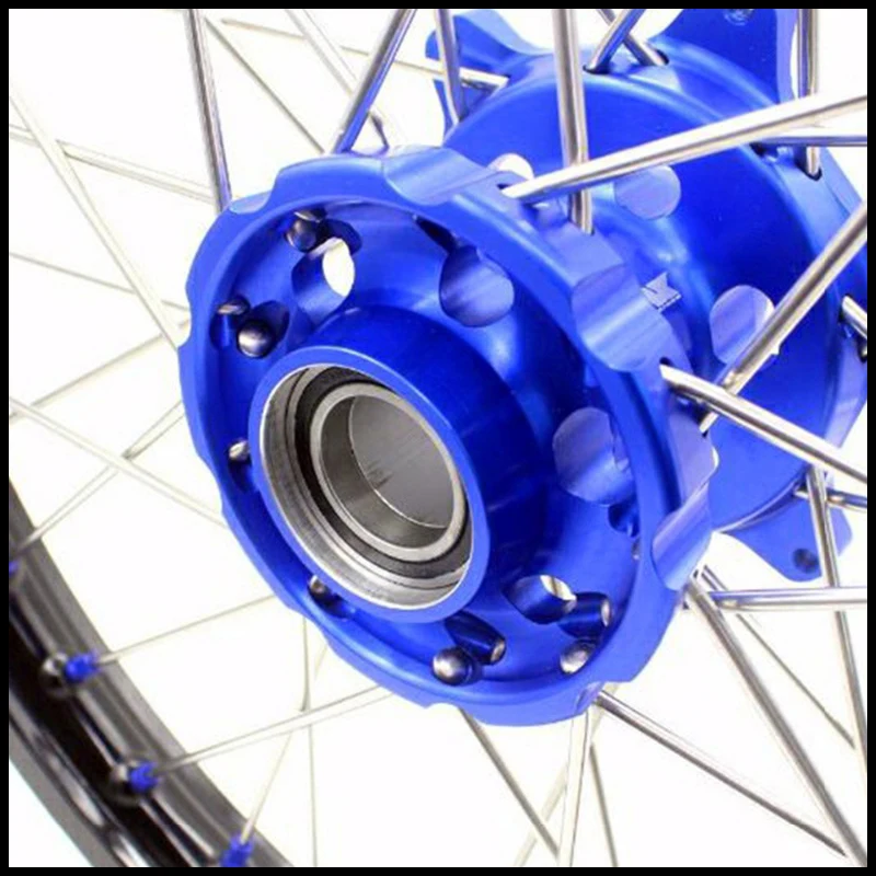 KKE 21/18 комплект колёсных ободов Enduro для HUS FE FC 125 250 350 450 501 2004-2014 синяя соска |