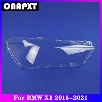 front headlight cover replacement for bmw x1 f48 f49 2015 2021 car plexiglass cover lampshade headlight shell glass lens