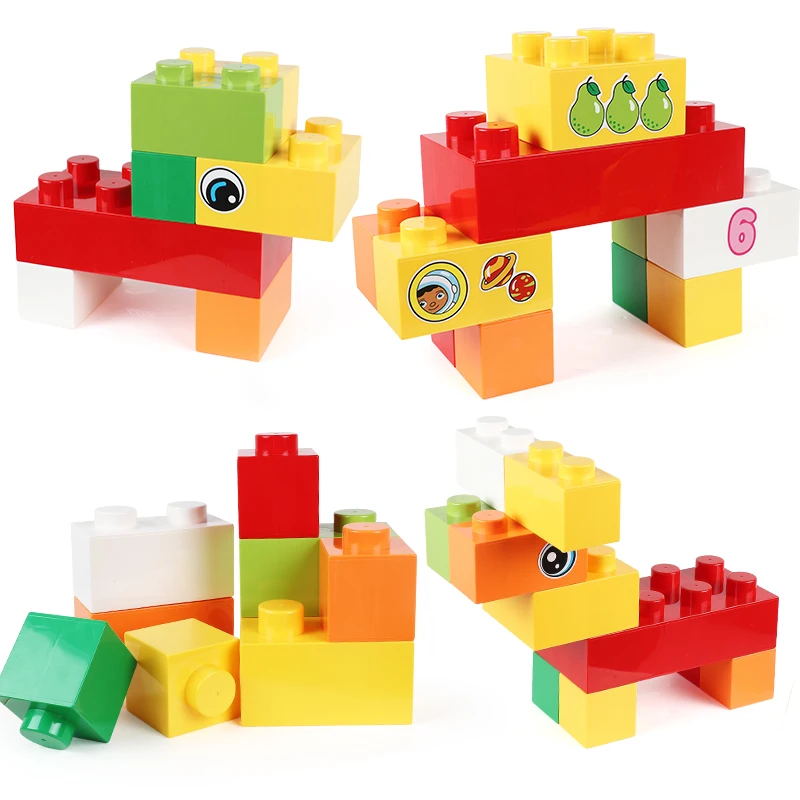 Строительные блоки сделай сам большого размера фигурки строительные аксессуары