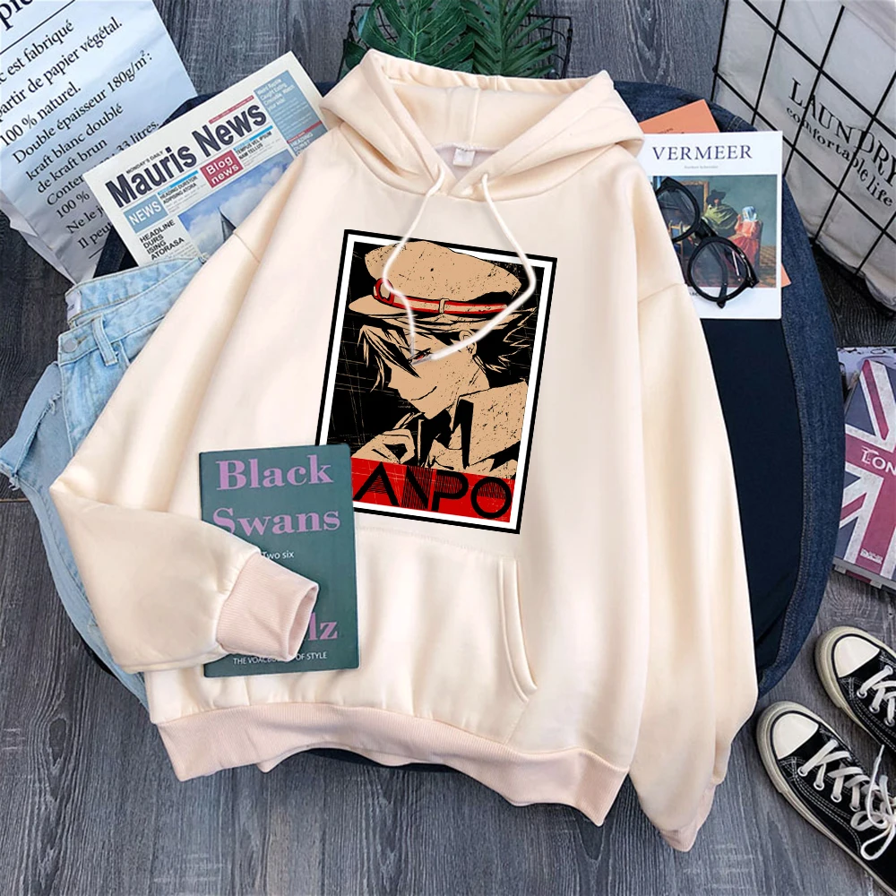 

Ranpo Edogawa Printed Womens Hoody Tracksuits Loose Tracksuit 2021Streetwear Retro Sweatshirt Simple S-Xxl Sweatshirts Women