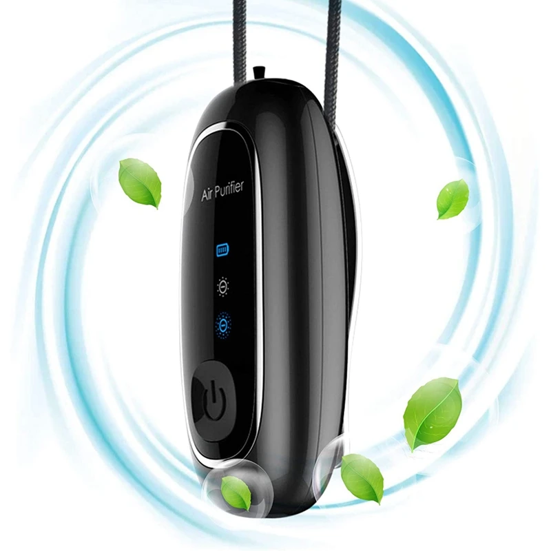 

Portable Wearable Air Purifier Around the Neck or on Collar UPDATE for Both Kids and Adults Air Purifier Necklace