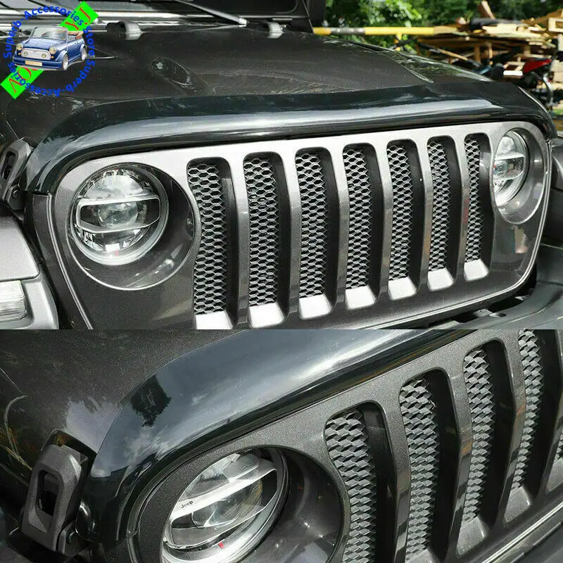 Акриловый передний защитный кожух для капота дефлектор насекомых Jeep Wrangler JL 2018-2022