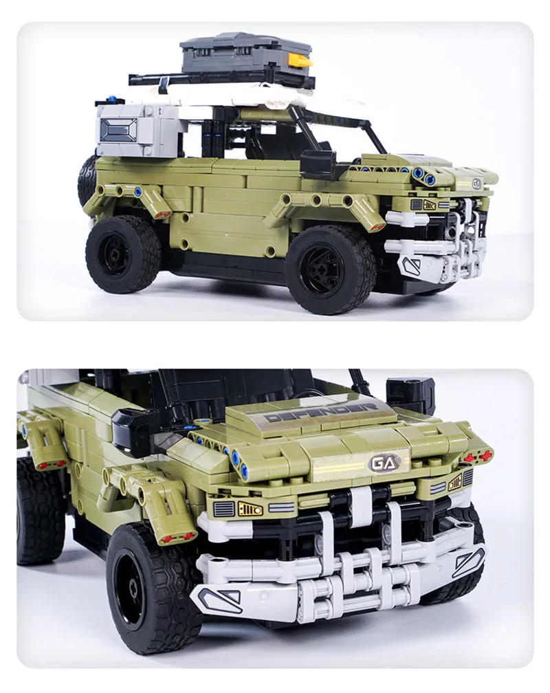 956 шт XingBao 2,4G RC Guardian Technic Внедорожник Land Car Rover строительные блоки Defender игрушки для детей рождественские подарки