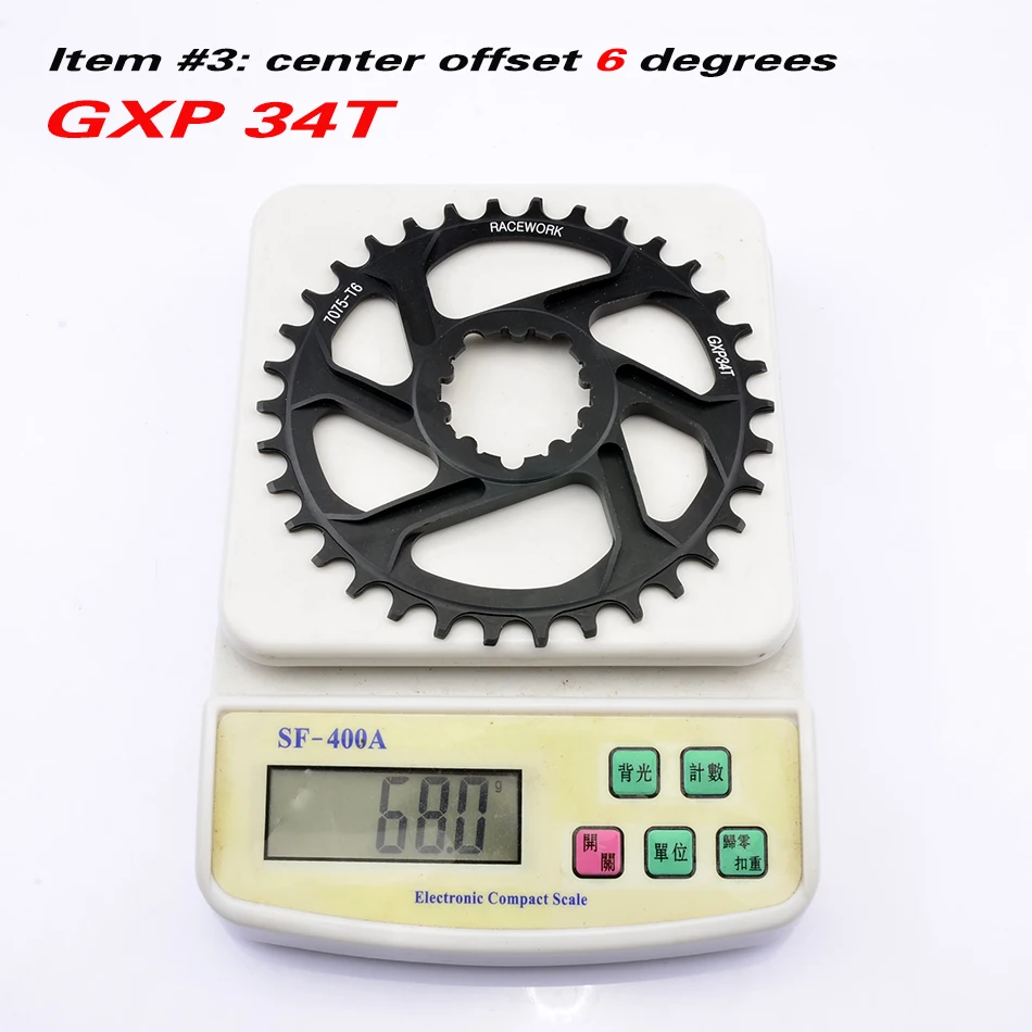 Бесплатно deliv RACEWORK Fahrrad кеттенблат 32 34 36 38t Engen Breite Fahrrad кеттенблат мех GXP XX1 XO CNC AL7075 KurbelFahrrad