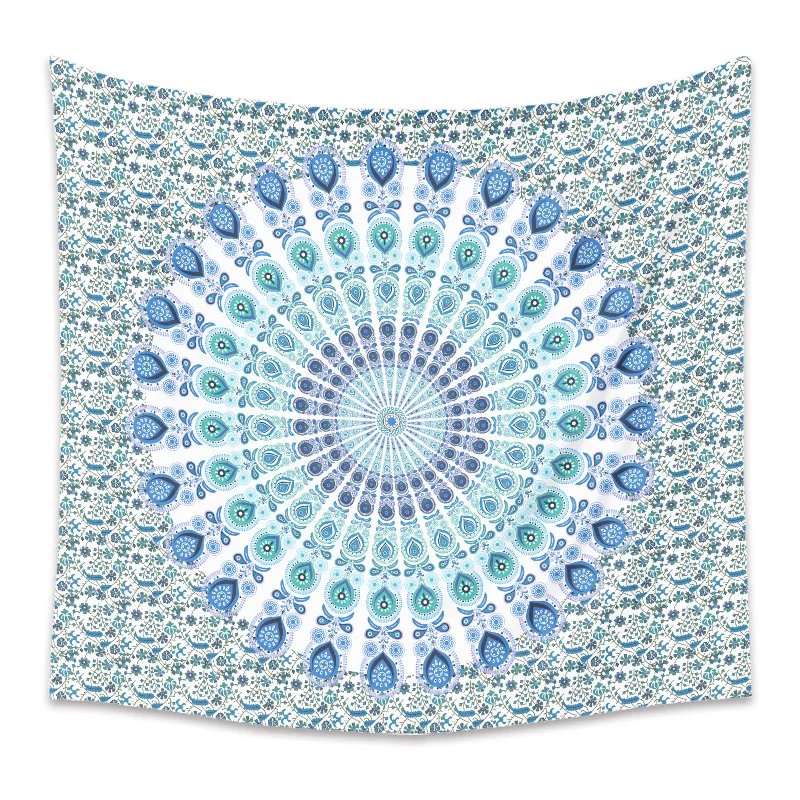 

Гобелен с мандалой, ткань для украшения комнаты, настенное одеяло, фоновое украшение комнаты