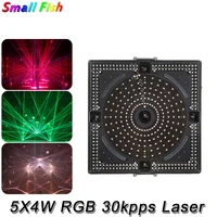 5x4w full color led laser light dmx512 30kpps dj disco rgb wash effect projector light for wedding bar stage led xmas party