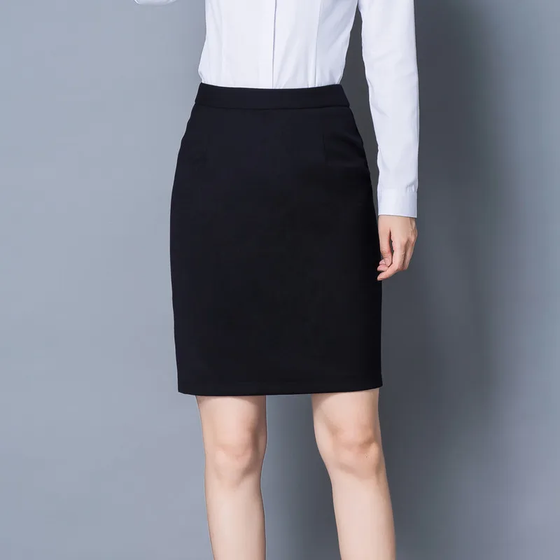 

Юбка Женская Офисная в Корейском стиле, модная мини-юбка черного цвета, на лето