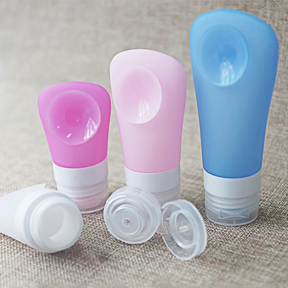 38/60/90 мл дорожная упаковка силиконовые Пресс бутылки многоразового бутылка