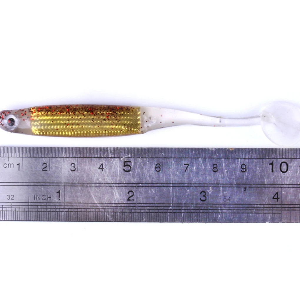

10pcs/Lot T Tail Soft Lures Silicone Bait 10cm Goods For Fishing Sea Fishing Swim bait Wobblers Luminous Artificial Tackle