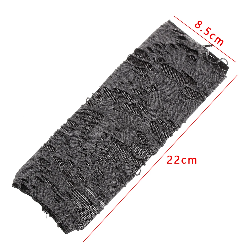 

1Pair Sexy Gothic Black Fingerless Long Glove Halloween Funny Punk Rock Gloves Jazz Disco Mittens Clubwear Dance Cosplay Costume