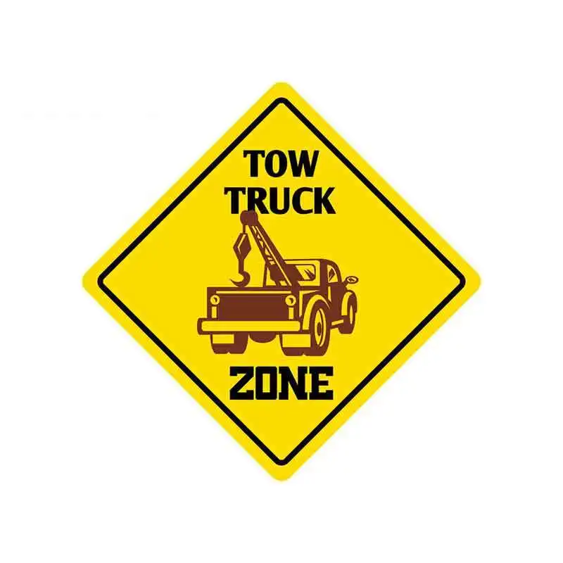 

W-0692 Truck Trailer Crossing Sign Warning Car Stickers PVC Auto Window Bumper Sunscreen Waterproof Cover Scratches Decals Decor