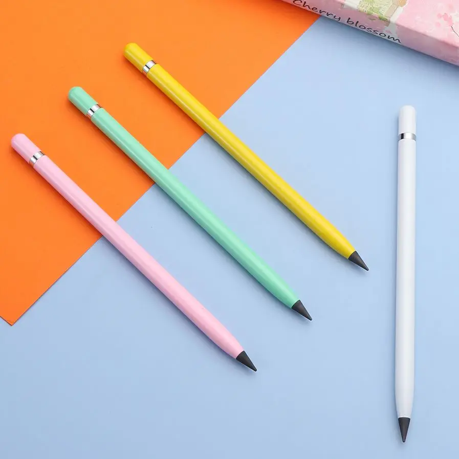 

1pcs Office Everlasting Pencil Eternal Metal Pen Inkless Pen Office Painting Clear and Durable Gadgets Student Supplies Durable