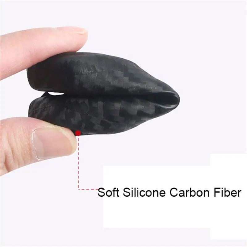 

Carbon Fiber Silicone Car Key Case For Toyota Highlander Land Cruiser Riez RAV4 Camry Prado Auto Key Cover Scratche