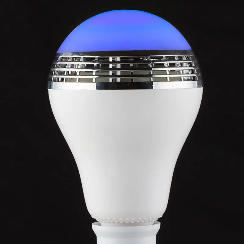 

E27 RGB LED Bluetooth Speaker Bulb With Mobile Phone Smart APP Remote Control Wireless Connection Illumination For Bar Club Home