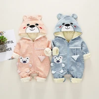 2021 spring new baby cub jacquard creeping suit new baby one piece suit spring and autumn hatsuit for boys and girls