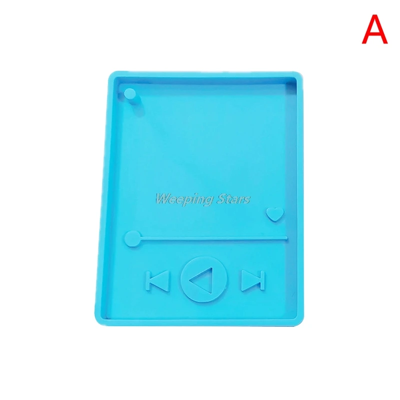 

MP3 Player Epoxy Resin Mold DIY Craft Keychain Jewelry Making Tool Silicone Mold