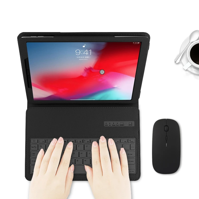 

HOT-for Apple iPad Pro 12.9 (2018 Models) Inch Split Bluetooth Keyboard with Protective Shell USB Tablet Keyboard