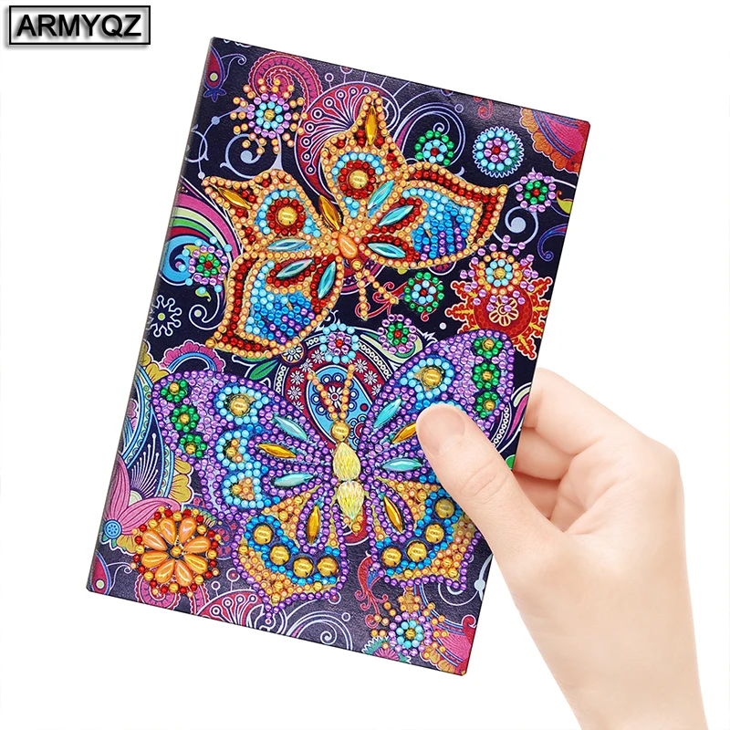 ARMYQZ 5D DIY Diamond Painting Notebook Dolphin Special Shaped 2019 New | Дом и сад