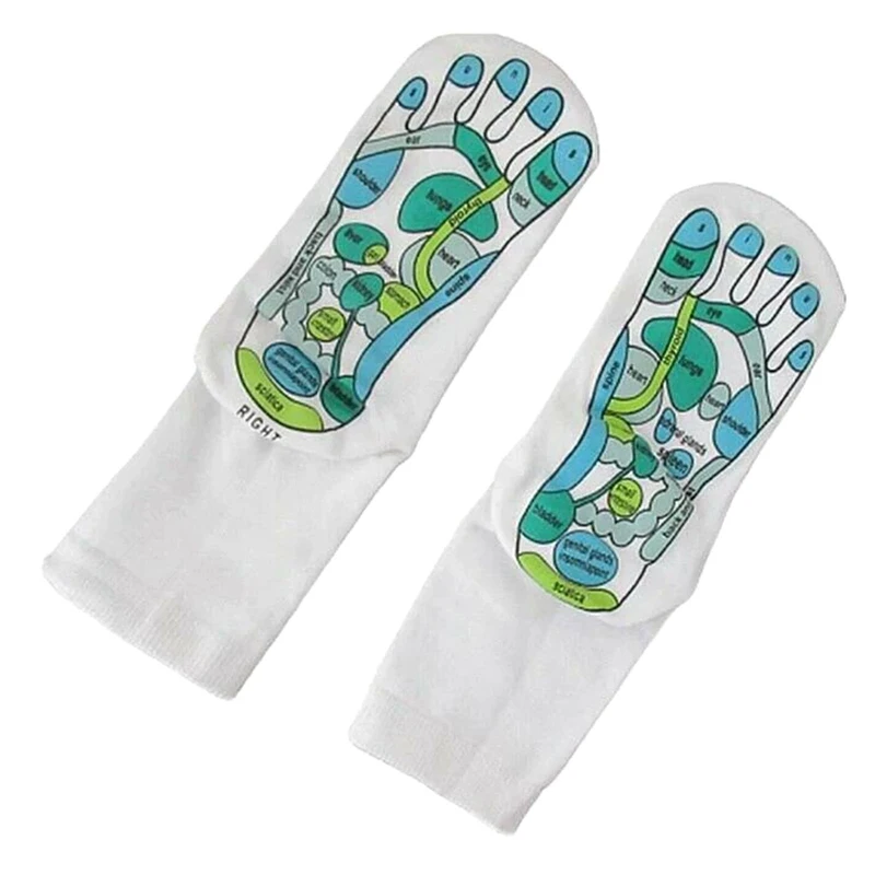 

2021 Massage Relieve Tired Feet Reflexology Socks Acupressure Reflexology Socks Physiotherapy Foot Point Socks Dropshipping