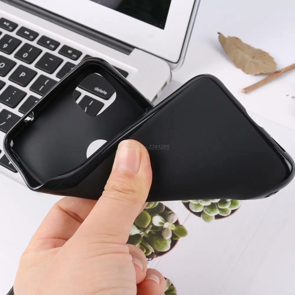 Anti-knock Soft Black TPU Case For Google Pixel 7 6 5 4 3 XL 3 Lite Pudding Silicon Case For Google Pixel 3A 4A 5A 5G Back Cover
