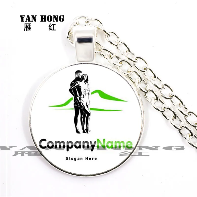 Дизайнерское ожерелье с изображением волка стеклянная подвеска 25 мм подарок для