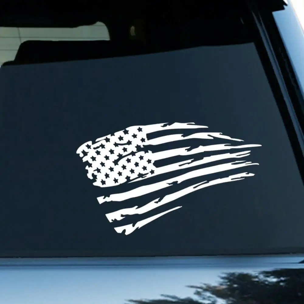 15 см * 8 7 Американский флаг Ветеран модные виниловые наклейки для автомобиля