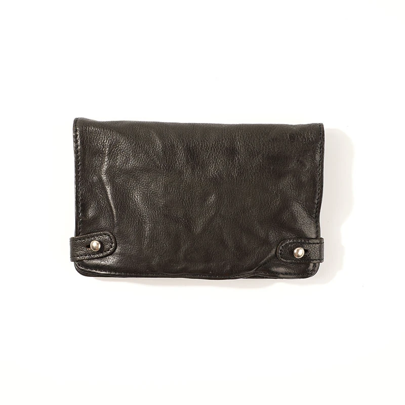 Beste Originele Portemonnee Tas Mannen Multi-Card Ticket Holder Grote Capaciteit Horizontale Sectie Oude Vouw Lange Clutch Handtas Handgemaakte