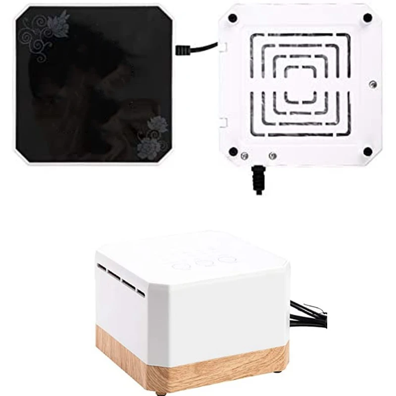 

Mini Negative Ion Generator Air Purifier for Home Office Active Carbon HEPA Desktop Air Ionizer Compact Air Cleaner-EU Plug