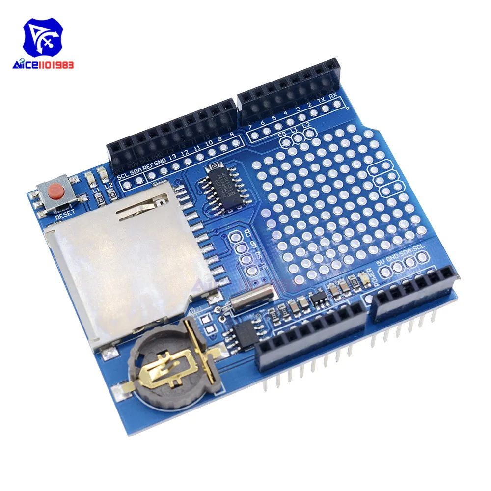 Diymore DS1307 слот для карты памяти SD щит записи данных Плата расширения Arduino |