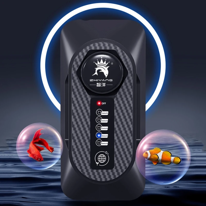 Регулируемый 120 мг Портативный воздушный генератор озона для аквариума растений