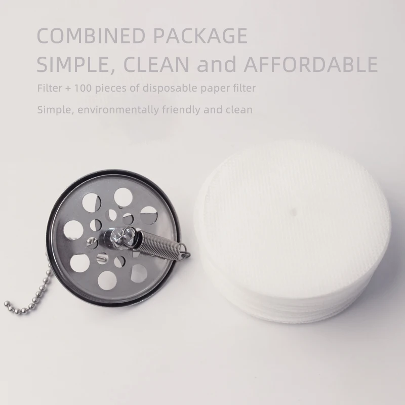 Портативный фильтр для кофе Универсальный из нержавеющей стали сифона Hario