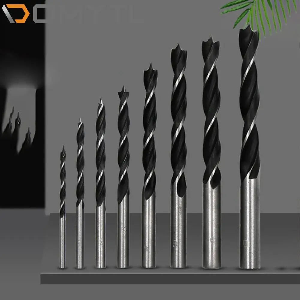 

8PCS 3-10mm Tricuspid Woodworking Drill Board Punching Reamer Hole Opener Tool