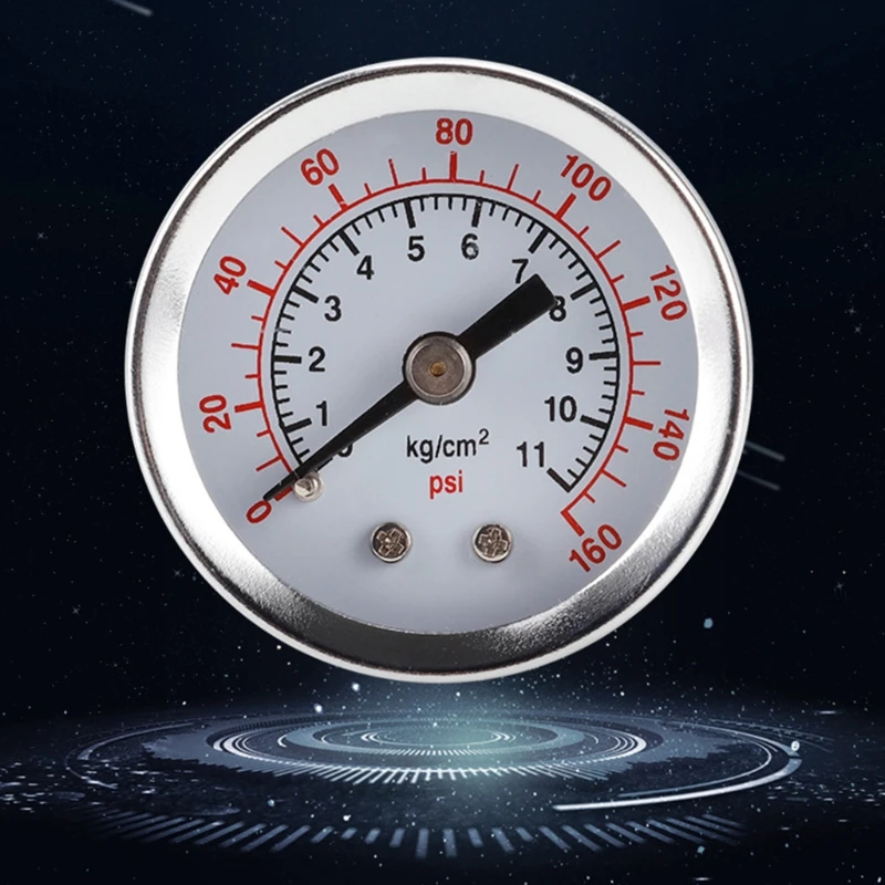 Размер циферблата 40 мм глицериновый манометр резьба для труб 1/8 дюйма NPT 0 160 PSI