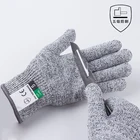 Перчатки ZK40 уровень 5 с защитой от резки, перчатки с защитой от резки, перчатки для убоя, вязаные перчатки для кухни, специальные перчатки для строительства стекла, столярных работ
