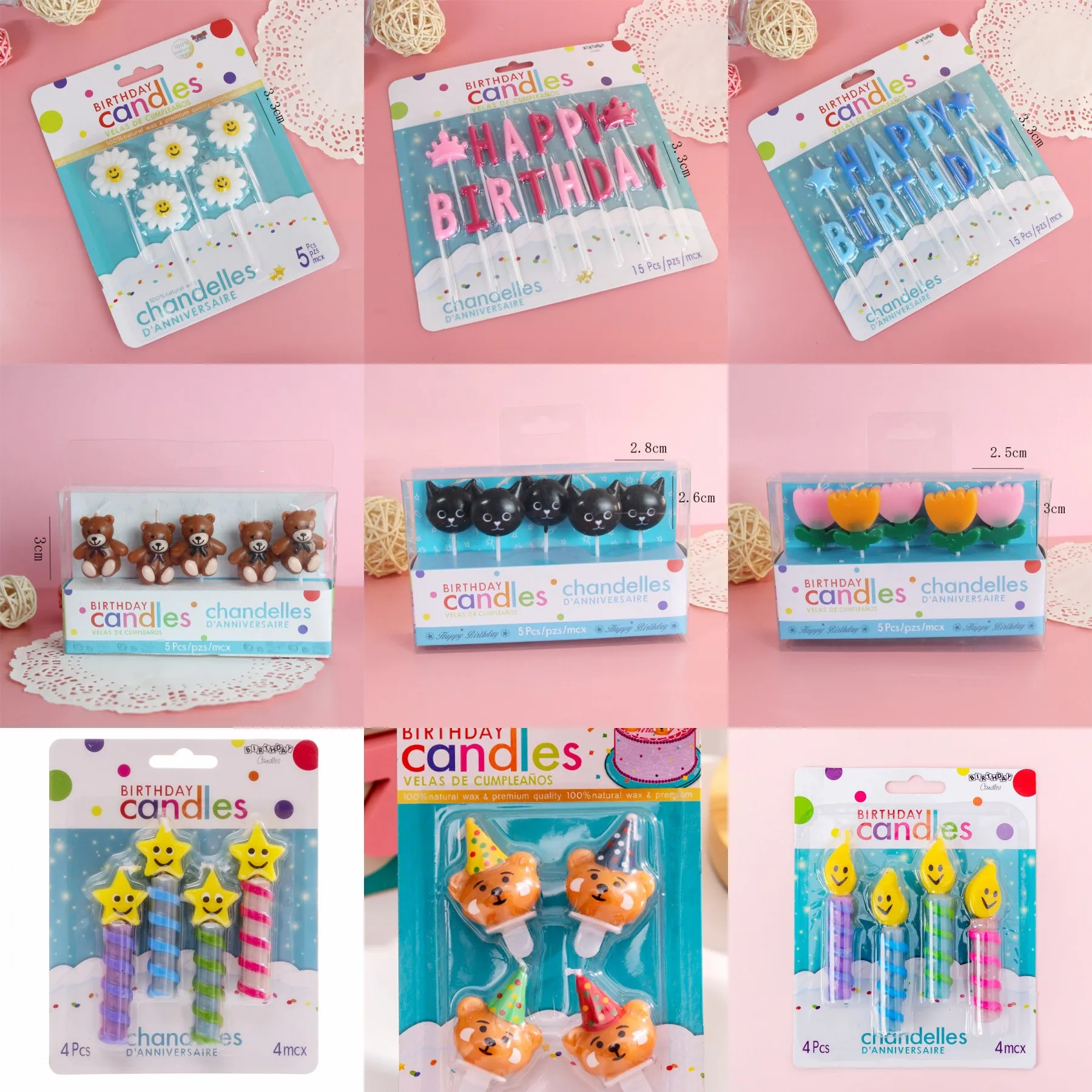 1 шт. свечи в виде цифр для дня рождения | Дом и сад