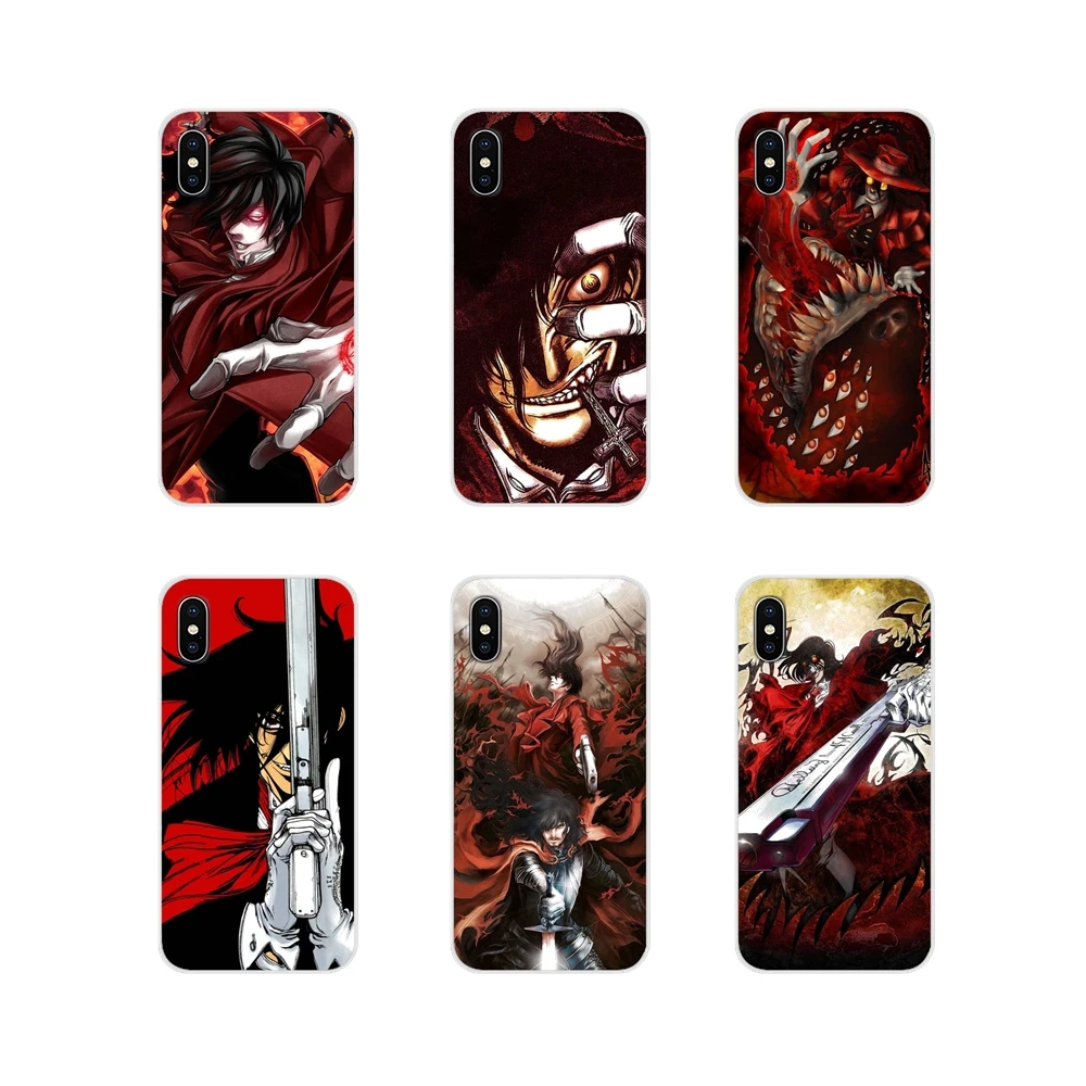 Аксессуары чехлы для телефонов аниме Hellsing Alucard вентилятор Samsung Galaxy S2 S3 S4 S5 Mini S6 S7 Edge