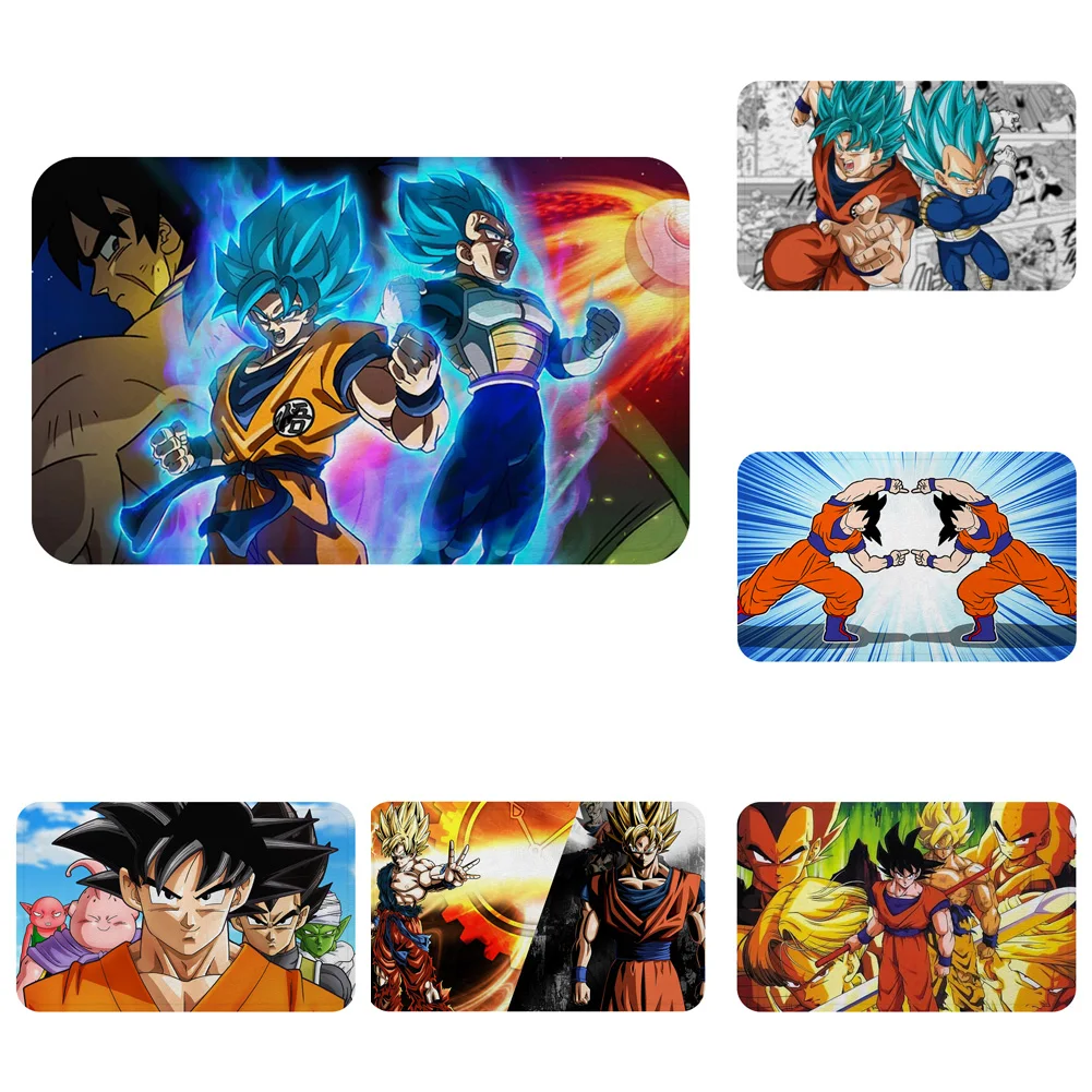 Сон Гоку мультфильм Dragon Ball коврик с рисунком из аниме коврик для ванной декоративные Противоскользящие коврики комната автомобиль пол бар ковры домашний декор для дверей подарок