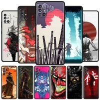 soft funda for samsung galaxy a50 a51 a70 a71 a21s a12 a31 a10 a20e a20s a30 a40 tpu case phone cover art samurai japan