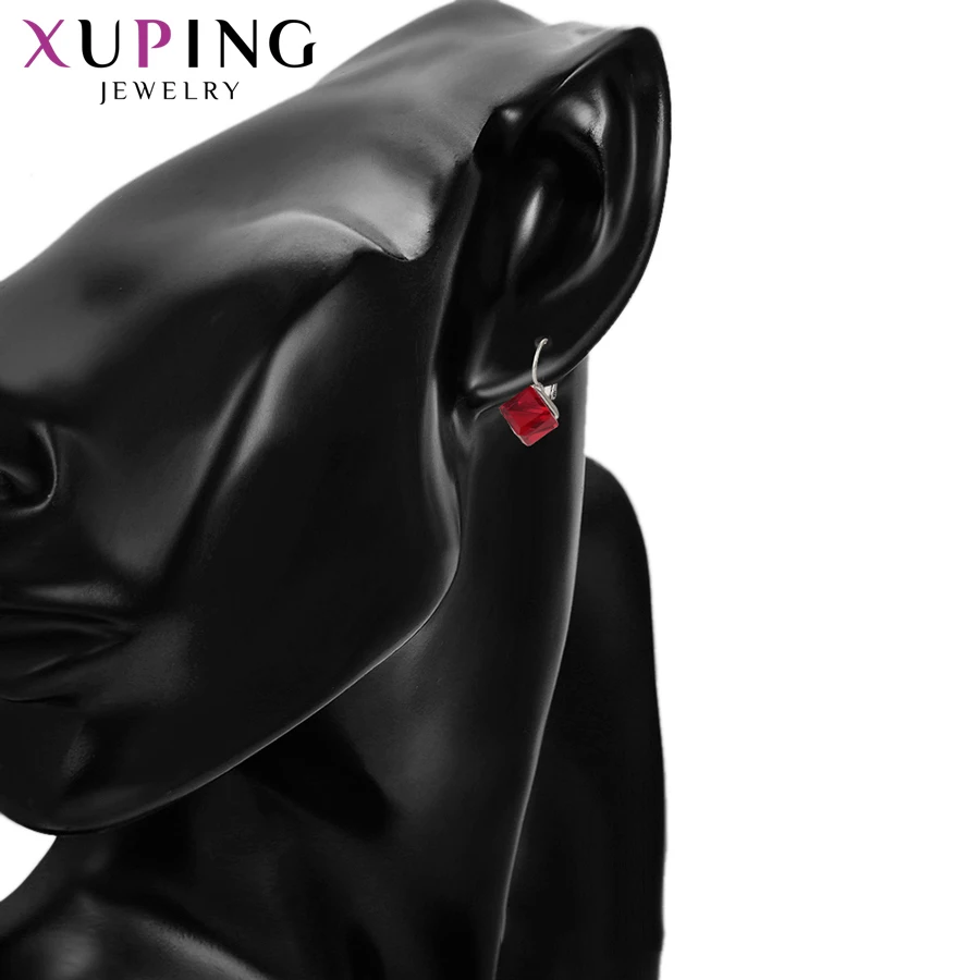 Xuping персонализированные серьги-кольца Популярные кристаллы от Swarovski модные ювелирные изделия Темперамент Вечерние подарок для женщин S184.2-99122