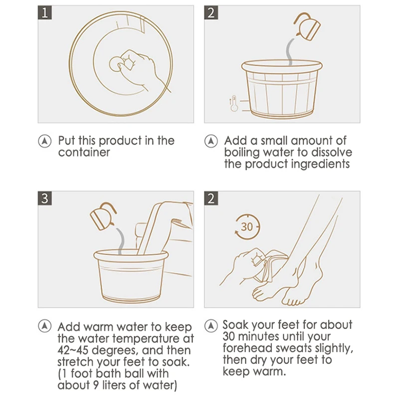 

Chinese Wormwood Essential Oil Foot Bath Ball Lavender Bath Bomb Ginger Detox Perspire Spa Body Relax Improve Sleep Bathroom Use