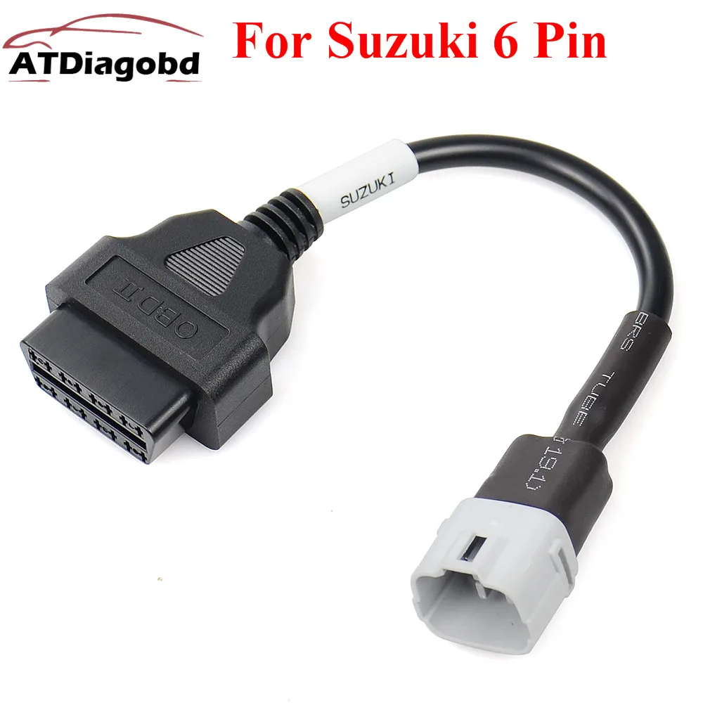 OBD кабель мотоцикла для Suzuki 6 Pin вилкой/корейский производитель кабелей