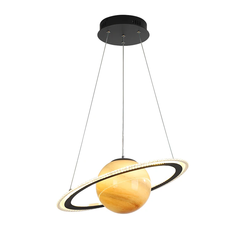 Креативные светодиодные подвесные светильники с планетами для кабинета детской