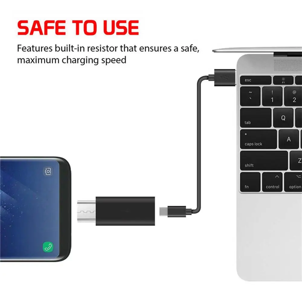 Переходник с Type-C USB C на Micro кабель из сплава папа мама адаптер конвертер