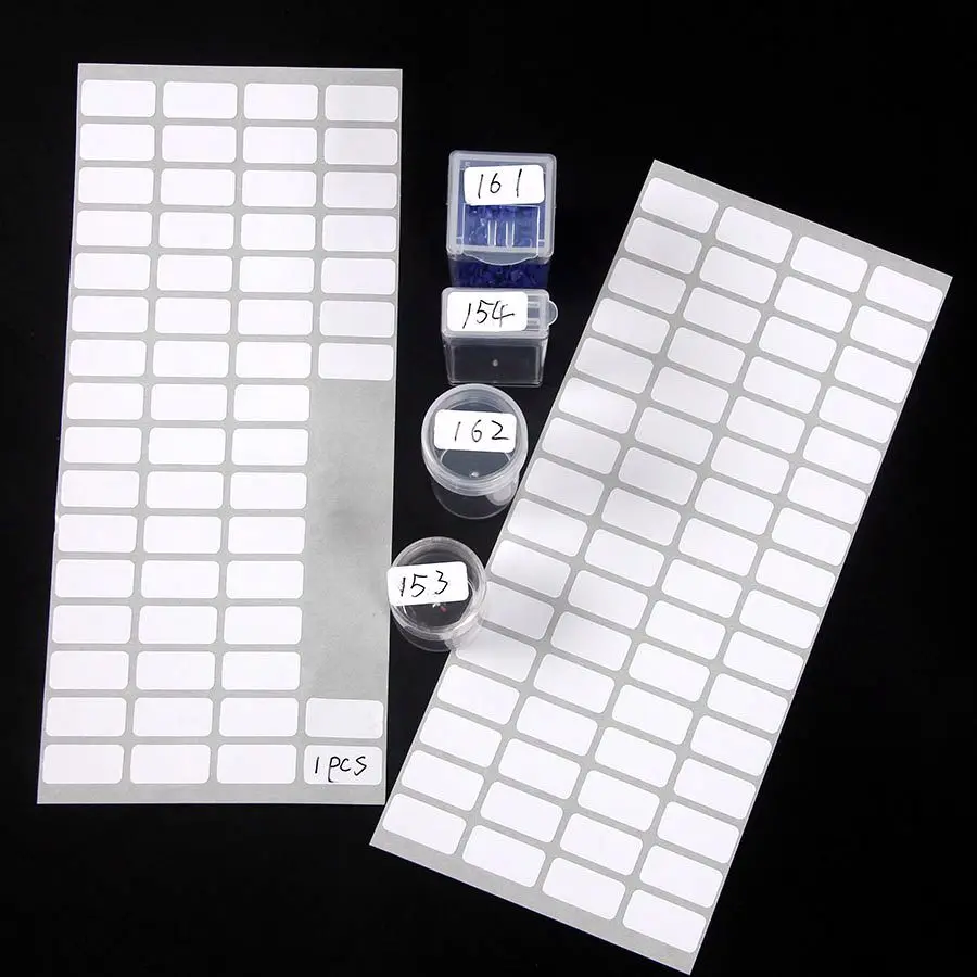 

10 Sheet/Lot Diamond Classification Storage Boxes Distinguish Label Stickers Diamond Painting Accessories Embroidery Tools