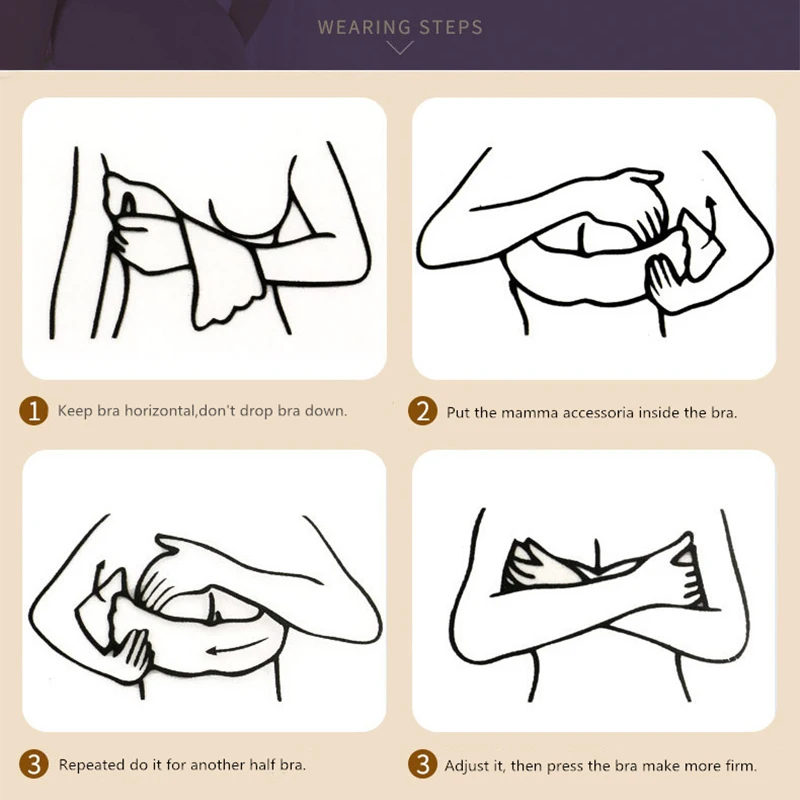 1 шт. для женщин силиконовый бюстгальтер с эффектом пуш девочек Спортивный