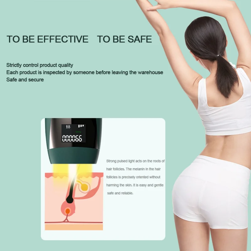 Дома держать депиляции лазерная мини волос лазерный эпилятор постоянное